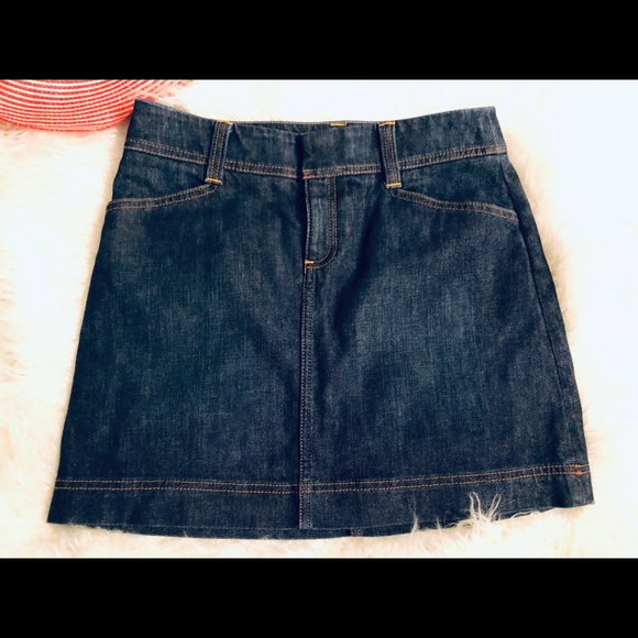 size 2 denim skirt